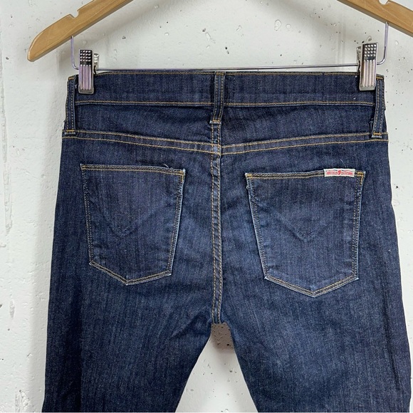 Hudson Women’s size 25 Elle Mid Rise Baby Boot Fole Dark Wash Stretch Jeans - Picture 8 of 14